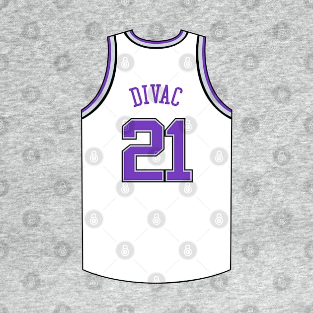 Vlade Divac Sacramento Jersey Qiangy by qiangdade